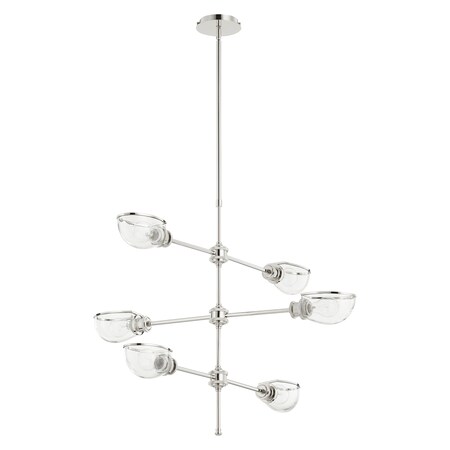 Quorum Menlo 6Lt Chand - Pn 617-6-62